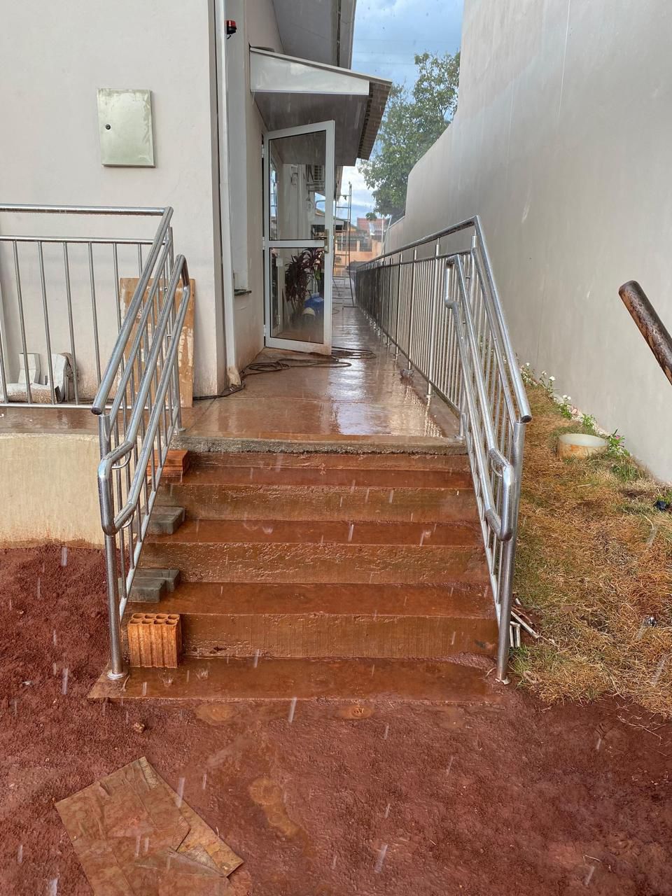 Corrimão em Inox e Aço